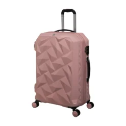 Ice Cap Plus - 3pc Set (Gossamer Pink) 17 Ice Cap Plus - 3pc Set (Gossamer Pink) -IT Luggage Store 32630 HK16 2528A08GossamerpinkSSFrontpanel25in 61b04296 3ce4 404a ab2a fbdb672816cb