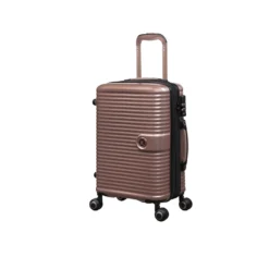 IT Luggage Helixian - 3pc Set (Metallic Rose Gold) 16 IT Luggage Helixian - 3pc Set (Metallic Rose Gold) -IT Luggage Store 32898 UK16 2842 08MetallicrosegoldS397SSFrontpanel18.5in