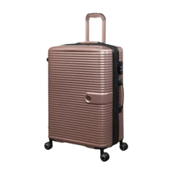 IT Luggage Helixian - 3pc Set (Metallic Rose Gold) 15 IT Luggage Helixian - 3pc Set (Metallic Rose Gold) -IT Luggage Store 32898 UK16 2842 08MetallicrosegoldS397SSFrontpanel25in