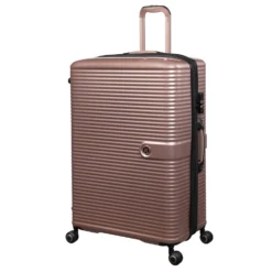 IT Luggage Helixian - 3pc Set (Metallic Rose Gold) 14 IT Luggage Helixian - 3pc Set (Metallic Rose Gold) -IT Luggage Store 32898 UK16 2842 08MetallicrosegoldS397SSFrontpanel29in