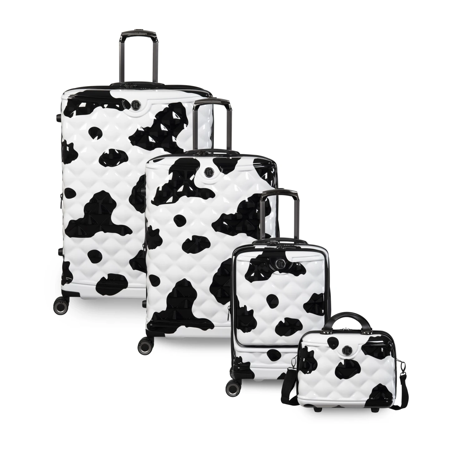 IT Luggage Indulging II - 4pc Set (Moo Cow Print) 6 IT Luggage Indulging II - 4pc Set (Moo Cow Print) - Image 6
