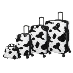 IT Luggage Indulging - Vanity Case (Moo Cow Print) -IT Luggage Store 33198 UK16 3039A08Moocowblack whiterepeatprintSSFrontpanelset2 492757cb a74d 4b71 a03e ca1ac8d40bf4
