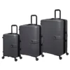 IT Luggage Helixian - 3pc Set (Charcoal)