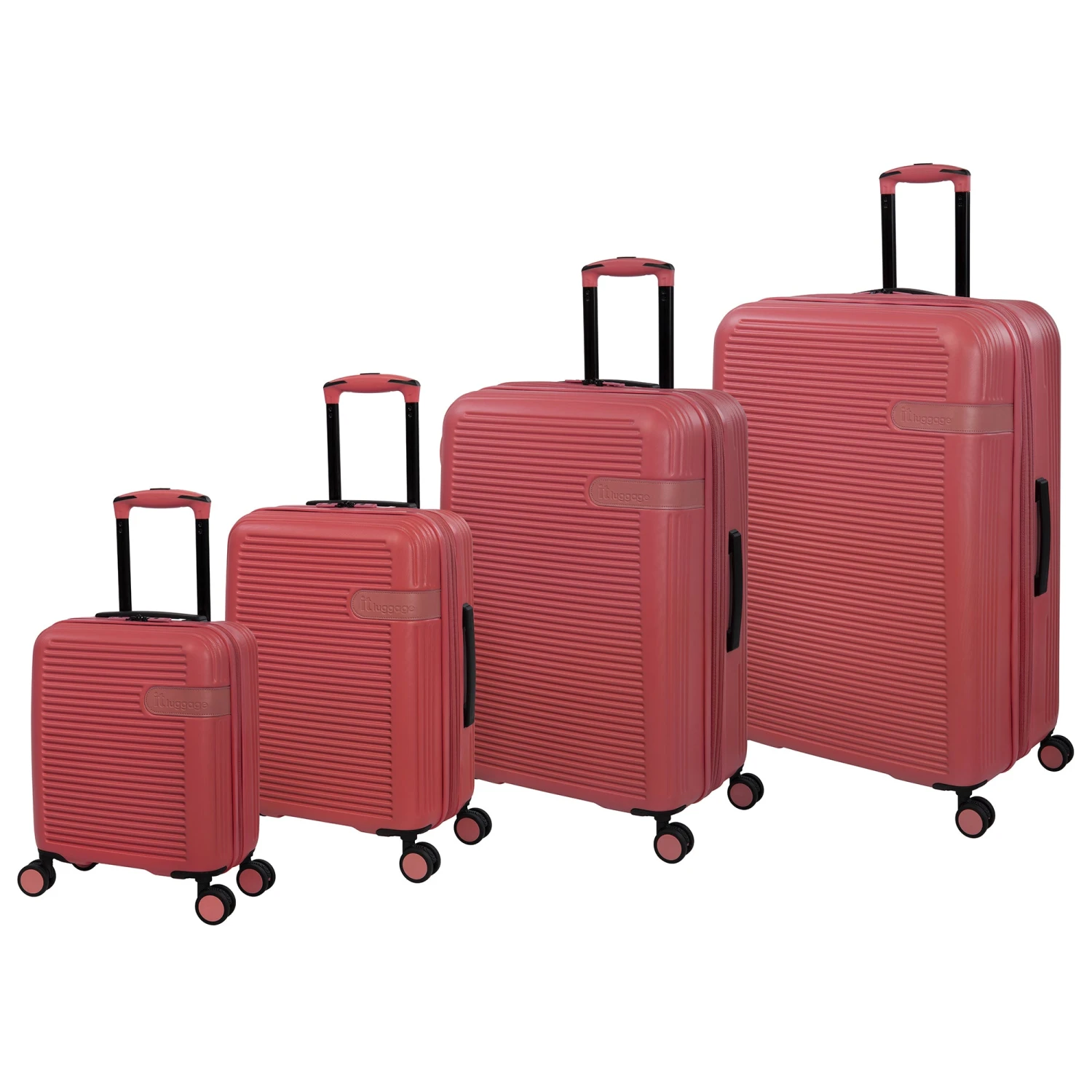 IT Luggage Valiant - 4pc Set (Muted Coral) 1 IT Luggage Valiant - 4pc Set (Muted Coral)