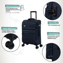 IT Luggage Precursor - Cabin (Dress Blues) 17 IT Luggage Precursor - Cabin (Dress Blues) -IT Luggage Store Precursor Cabin Blue Infographic