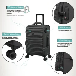 IT Luggage Precursor - Cabin (Charcoal) 13 IT Luggage Precursor - Cabin (Charcoal) -IT Luggage Store Precursor Cabin Charcoal Infographic