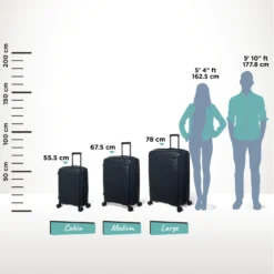 IT Luggage Spontaneous - Cabin (Blueberry) -IT Luggage Store Spontaneous Set Blueberry Relative Size 34cb840d 7b35 4649 b368 d36f1025ac3b