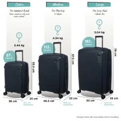IT Luggage Spontaneous - Cabin (Blueberry) -IT Luggage Store Spontaneous Set blueberry dims weights f3fa2b17 3cd4 478c 9783 cae70a50d0d1