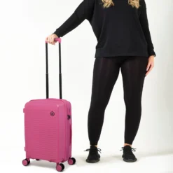 IT Luggage Spontaneous - Cabin (Azalea Pink) 17 IT Luggage Spontaneous - Cabin (Azalea Pink) -IT Luggage Store it Luggage MAR23 04 V2 PINK NO POCKET